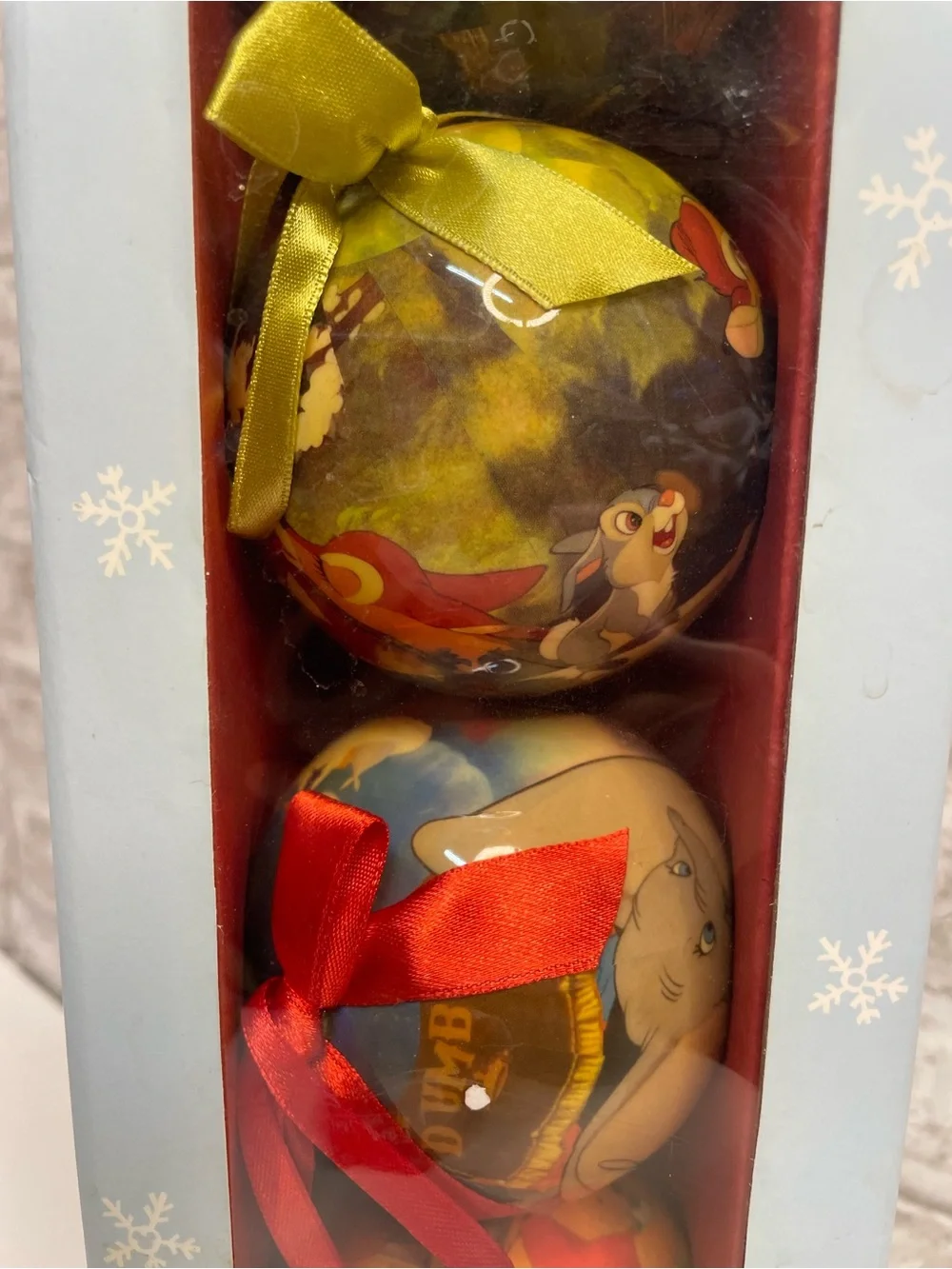 Disney Store Character’s 7 Pc Christmas Ornament Box Set Pooh Pinocchio Moana